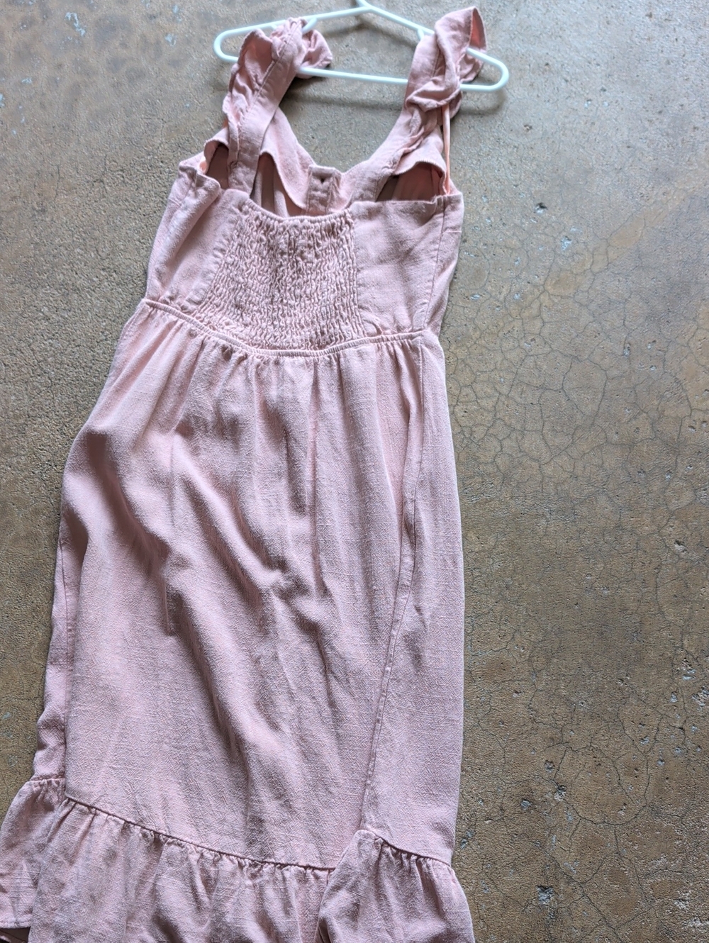 Pink Button-Front Sundress - Picture 3 of 4